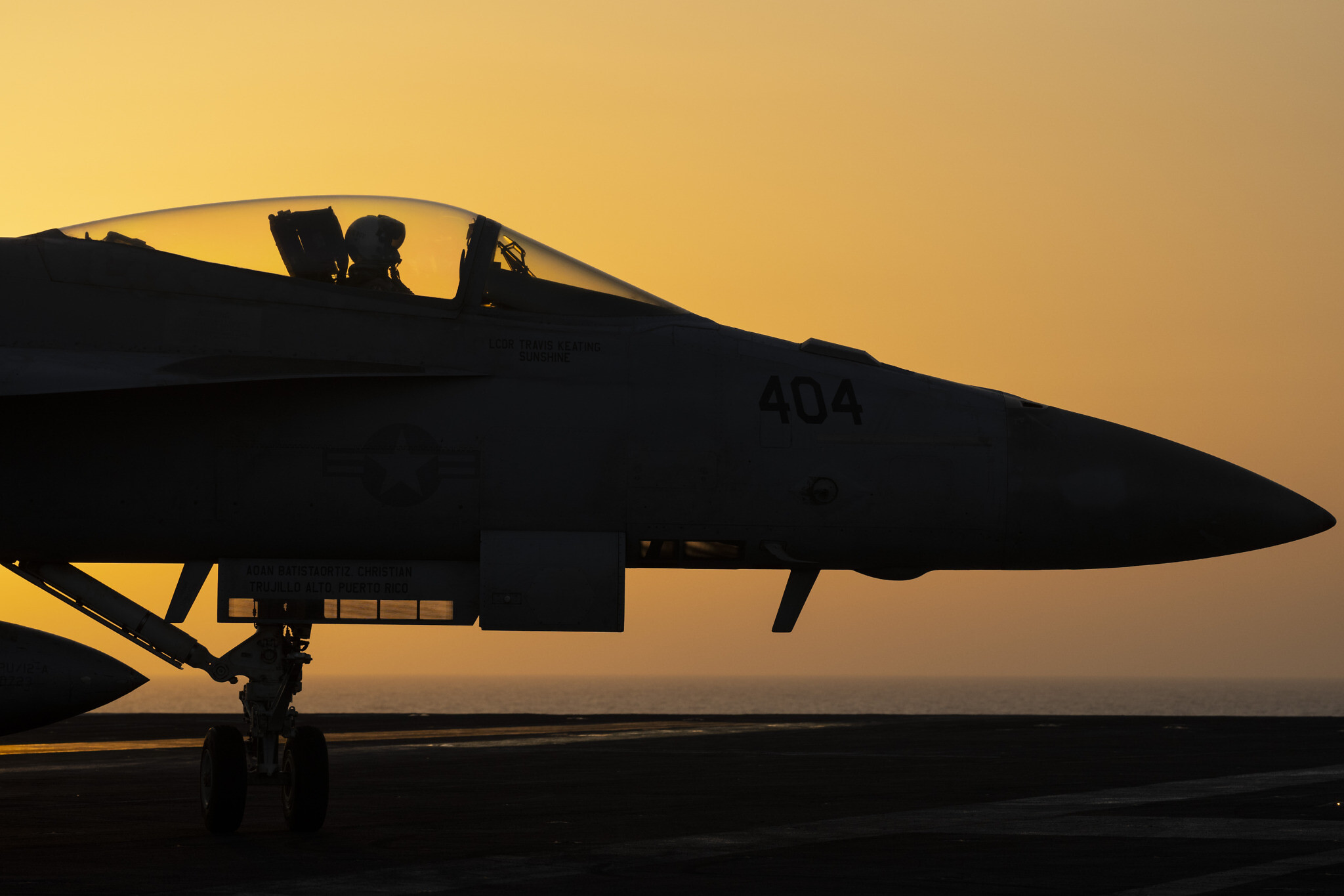 Two US Navy pilots shot down over Red Sea in apparent ‘friendly fire’ incident