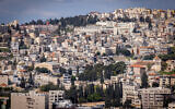 View of Nazareth, in northern Israel, March 25, 2024. (Nati Shohat/Flash90)