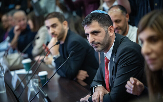 Communications Minister Shlomo Karai attends an emergency conference on the freedom of the media at the Knesset on December 4, 2024 (Yonatan Sindel/Flash90) Communications Minister Shlomo Karai attends an emergency conference on the freedom of the media at the Knesset on December 4, 2024 (Yonatan Sindel/Flash90)