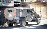 Israeli security forces raid Balata refugee camp east of Nablus in the West Bank. December 19, 2024. (Nasser Ishtayeh/Flash90)