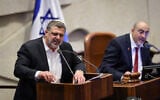 Likud MK Avichai Boaron speaks in the Knesset plenum, December 11, 2024. (Noam Moskowitz, Office of the Knesset Spokesperson)