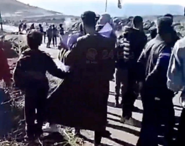One said hurt after IDF opens fire at group protesting Israeli presence in south Syria