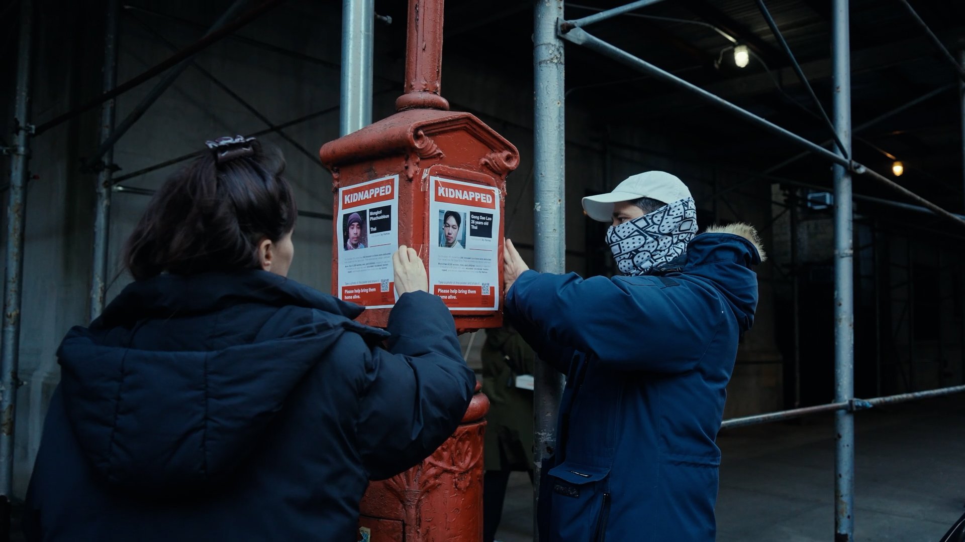 As hostages return documentarian says his film about NYC poster wars remains sadly relevant