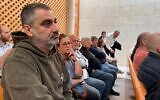 Relatives of some of those killed and taken hostage on October 7 at a hearing at the High Court of Justice for a petition calling for the establishment of a state commission of inquiry, Jerusalem, December 11, 2024 (Courtesy October Commission)