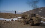 Troops of the elite Shaldag unit are seen on the Syrian side of Mount Hermon, December 8, 2024. (Israel Defense Forces)