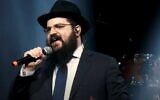 Benny Friedman performs in a concert in Israel in February 2023. (Screencapture YouTube/ used in accordance with Clause 27a of the Copyright Law)