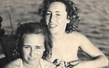 Left to right: Huguette Müller, and Marion Müller at the French resort village of Théoule-sur-Mer in 1943. (Courtesy of Tim Judah)