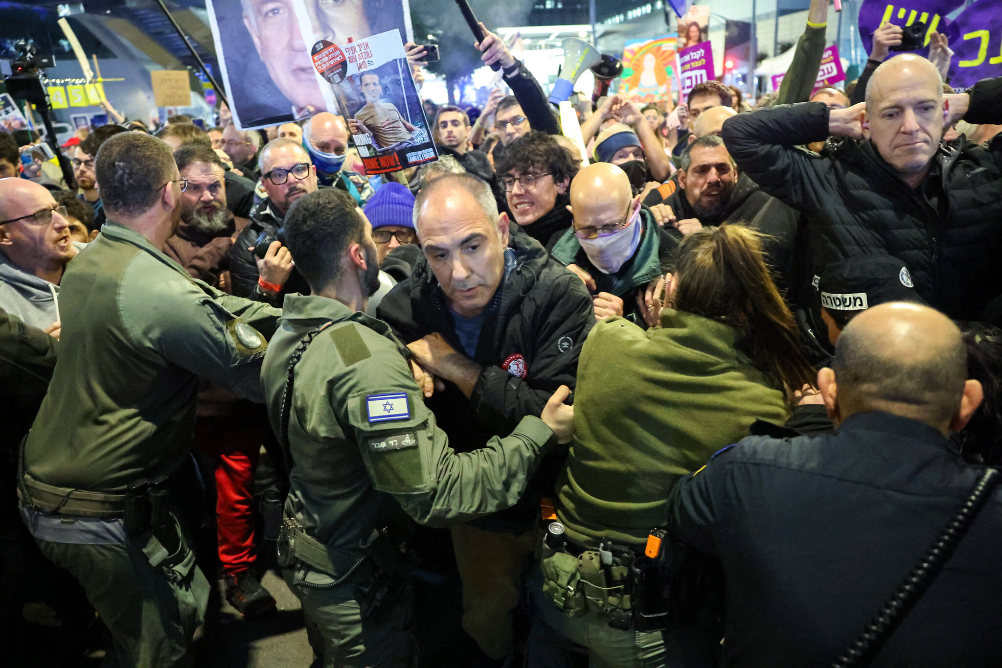 Restive protesters demand Gaza deal, look to Trump after video shows hostage alive
