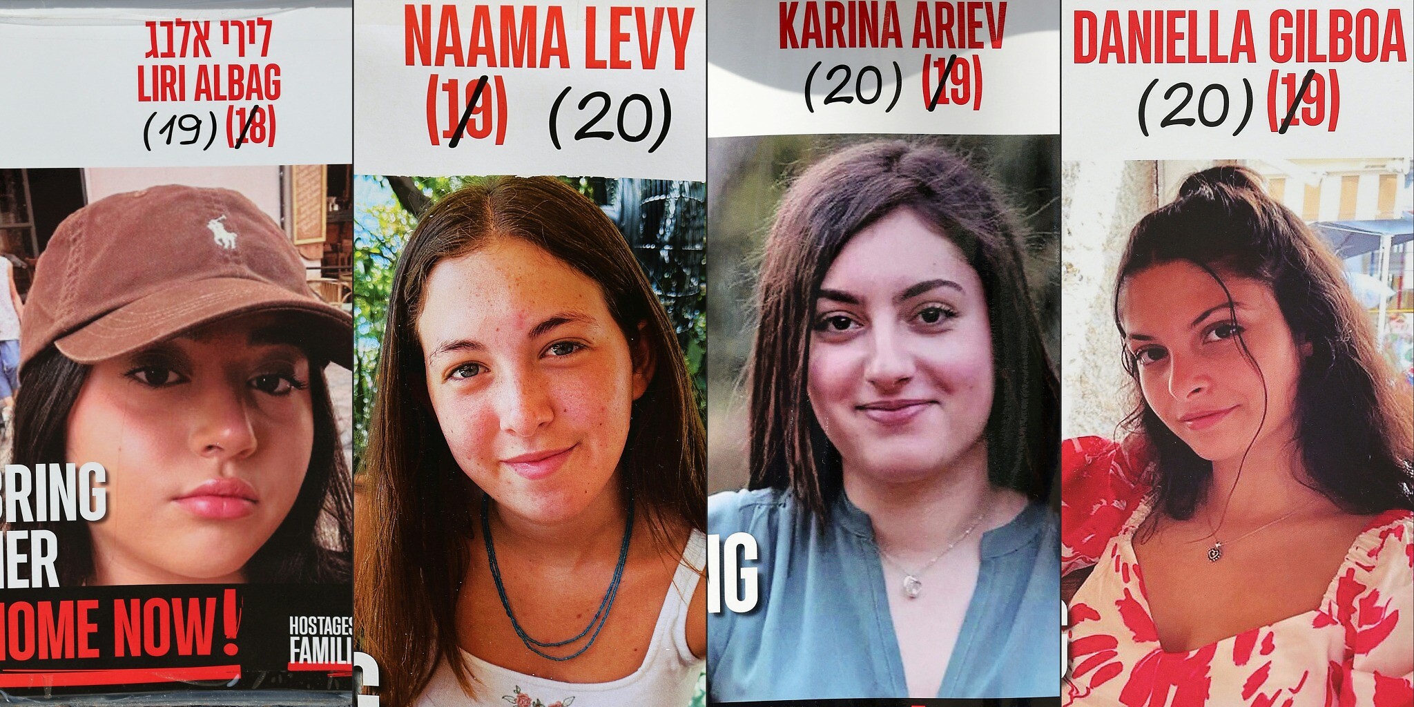 NextImg:Families of 4 female hostages Hamas plans to release from Gaza today prepare to reunite