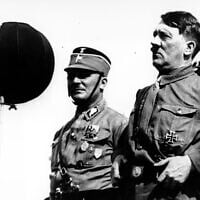 In this May 7, 1933 photo, Adolf Hitler speaks to 30,000 uniformed Nazi storm troopers at Kiel, Germany. (AP Photo/ File)