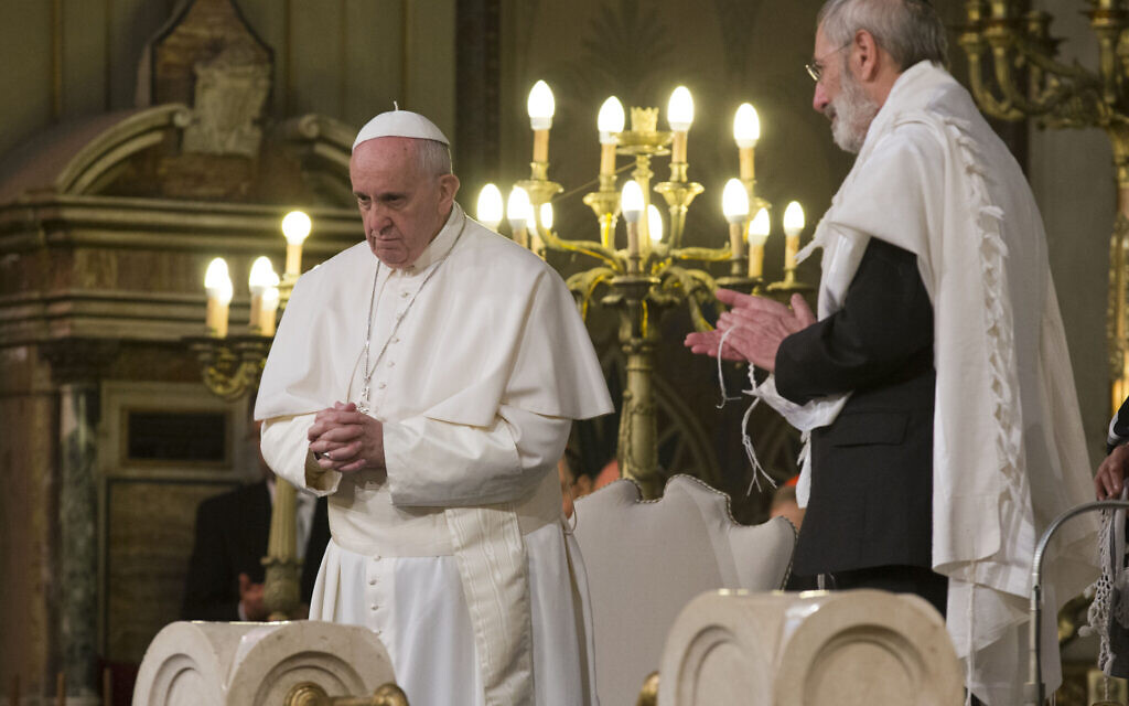 ‘Selective indignation’: Rome’s chief rabbi criticizes Pope Francis over Israel remarks