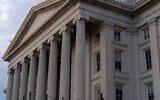 The US Department of the Treasury building is seen in Washington, December 7, 2024. (AP Photo/Jose Luis Magana)