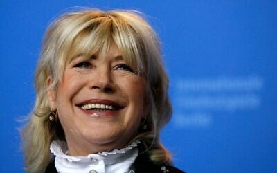 FILE - British actress and singer Marianne Faithfull poses during a photo-call for her movie 'Irina Palm' at the 57th International Film Festival Berlin 'Berlinale' in Berlin, February 13, 2007. (AP Photo/Markus Schreiber, File)