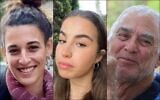 Left to right: Arbel Yehoud, 29, Agam Berger, 19, and Gadi Moshe Mozes, 80, are the hostages set for release on January 30, 2025 (Courtesy)