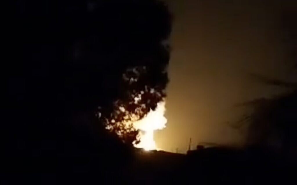 Israel said to hit defense facility, scientific research center near Syria’s Aleppo