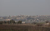 The northern Israeli border with Lebanon. January 27, 2025. (David Cohen/Flash90)