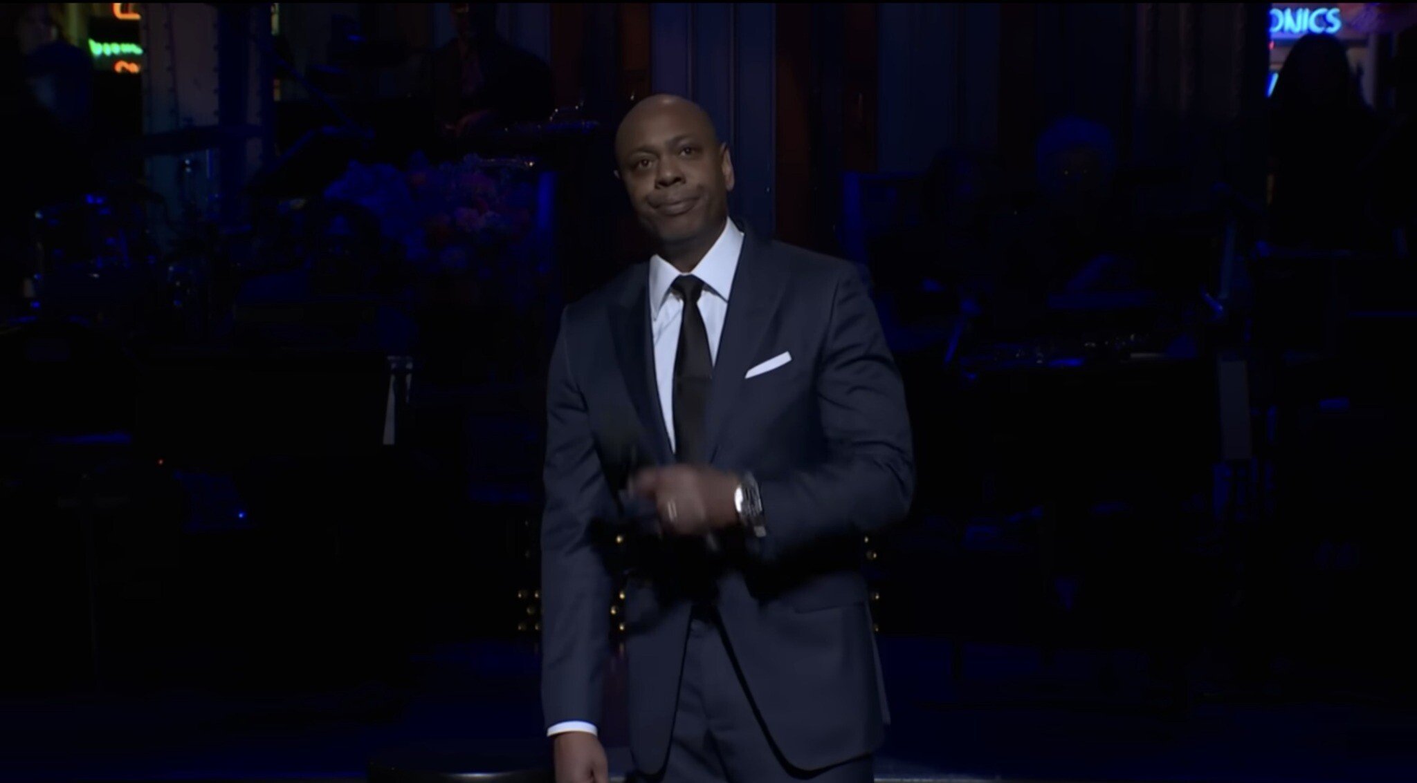 NextImg:On ‘SNL,’ Dave Chappelle implores Trump to have empathy for Palestinians