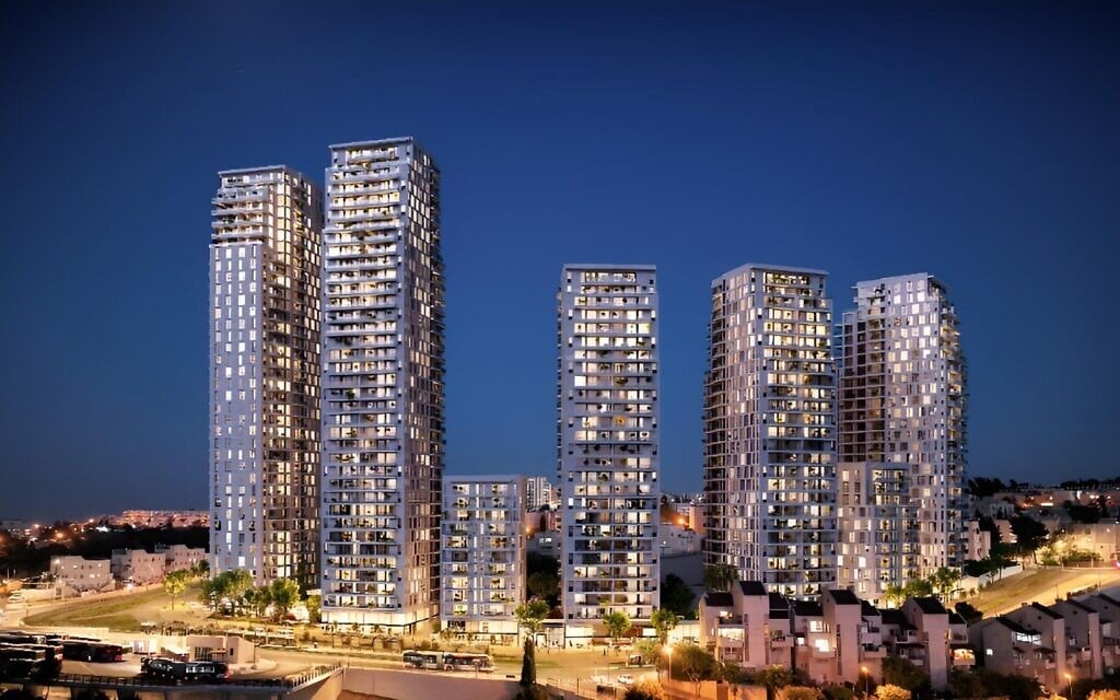 A new 800-unit apartment complex recently approved in Jerusalem's Gilo neighborhood. (Ari Cohen Architects and City Planners) A new 800-unit apartment complex recently approved in Jerusalem's Gilo neighborhood. (Ari Cohen Architects and City Planners)