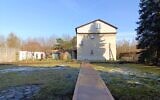 The grounds of the Auschwitz Research Center on Hate, Extremism, and Radicalization, on the grounds of the one-time home of Nazi commandant Rudolf Höss, on January 27, 2025. (Zev Stub)