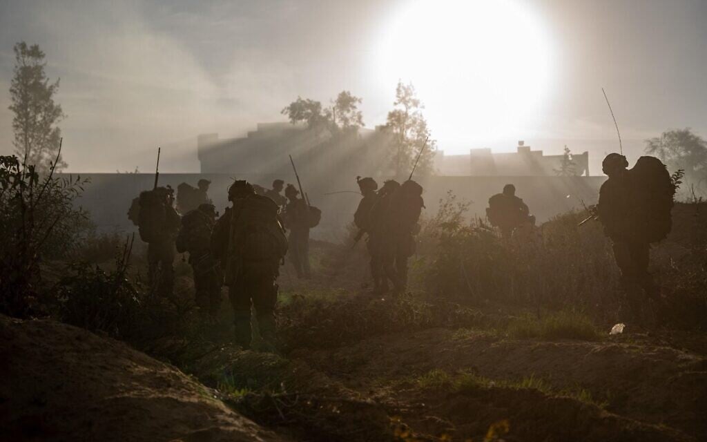 Troops of the Kfir Brigade operate in northern Gaza's Beit Hanoun, in a handout photo issued by the IDF on January 4, 2025. (Israel Defense Forces) Troops of the Kfir Brigade operate in northern Gaza's Beit Hanoun, in a handout photo issued by the IDF on January 4, 2025. (Israel Defense Forces)