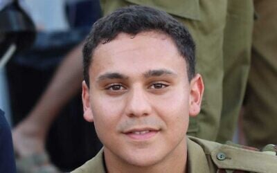 Staff Sgt. Liam Hazi, killed in the Jenin camp in the West Bank, on January 30, 2025. (Courtesy)