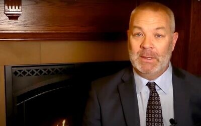 Scott Yenor in an undated photo. (Screenshot/YouTube via JTA)