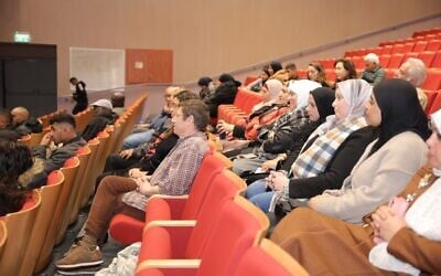 At the Rahat Film Festival, February 17, 2025. (courtesy)