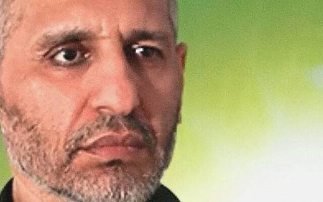 This undated handout image released by the Hamas Media Office on January 30, 2025, shows the slain Hamas terror leader Mohammed Deif. (Hamas Media Office / AFP) This undated handout image released by the Hamas Media Office on January 30, 2025, shows the slain Hamas terror leader Mohammed Deif. (Hamas Media Office / AFP)