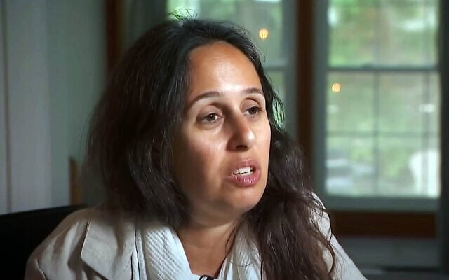Former hostage Hagar Brodutch during an interview (CTV screen grab; used in accordance with Clause 27a of the Copyright Law) Former hostage Hagar Brodutch during an interview (CTV screen grab; used in accordance with Clause 27a of the Copyright Law)