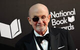 British-American author Salman Rushdie attends the 75th National Book Awards at Cipriani Wall Street, New York City, November 20, 2024. (Dimitrios Kambouris / GETTY IMAGES NORTH AMERICA / Getty Images via AFP)