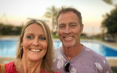 A undated handout picture released by the family of Craig and Lindsay Foreman through Britain's Foreign, Commonwealth and Development Office (FCDO) in London on February 15, 2025, shows Craig and Lindsay Foreman posing for a selfie photograph at an unknown location. (Photo by Foreign, Commonwealth & Development Office/AFP)