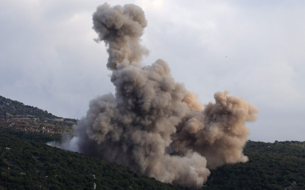 IDF strikes in south Lebanon, says it targeted rocket launchers and weapons