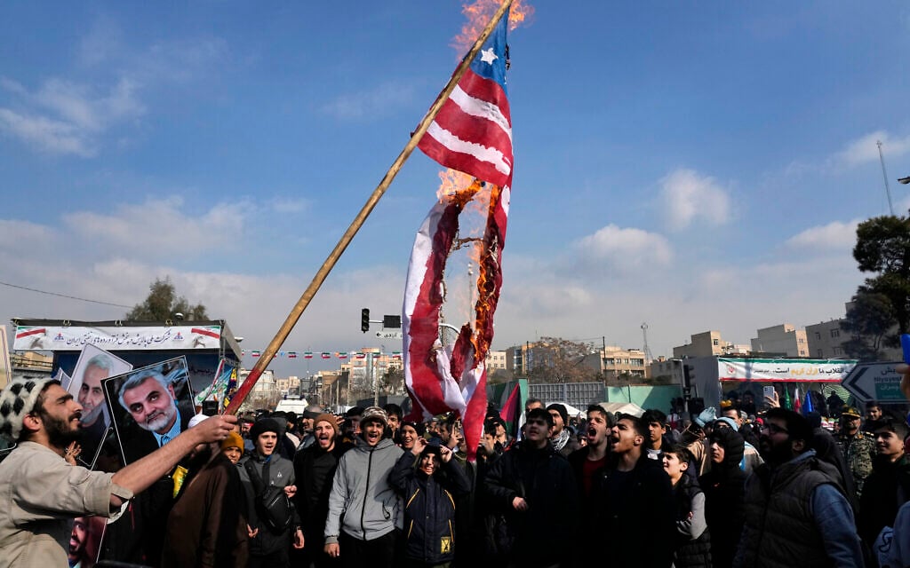 Iranians mark anniversary of 1979 Islamic Revolution as they face new Trump term