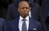New York City Mayor Eric Adams departs court, February 19, 2025, in New York. (AP/Julia Demaree Nikhinson)