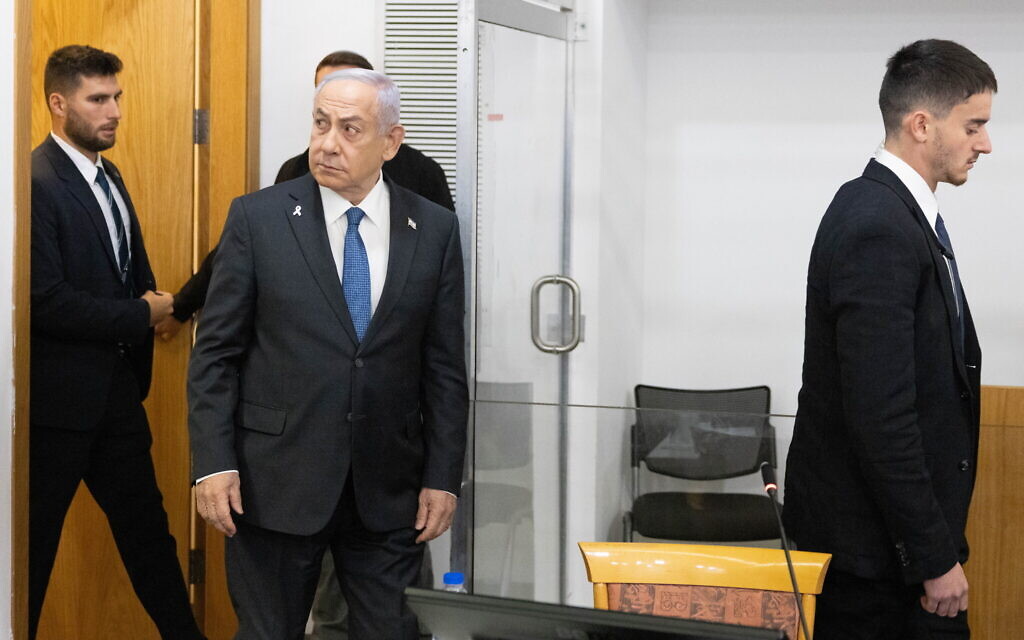 ‘Have you no shame?’: Netanyahu accuses prosecutors of ‘stitch up’ in court tirade