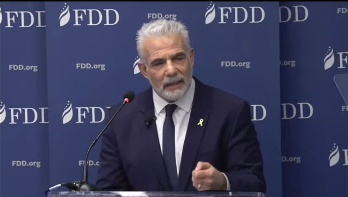 NextImg:Lapid presents Gaza ‘day after’ plan in DC, urges extended Egyptian takeover