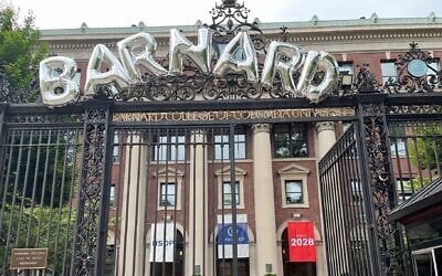 Barnard College in New York City, as seen on August 29, 2024. (Philissa Cramer via JTA)