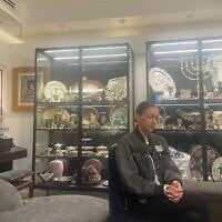 Yael Alexander, mother of hostage Edan Alexander, speaks to The Times of Israel on February 23, 2025 (Jessica Steinberg/Times of Israel)