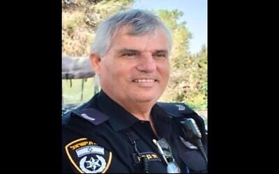Command Sgt. Maj. David Ben Dayan (Israel Police)