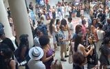People at the 40th Havana Biennale in Havana, Cuba, February 2025 (Courtesy Belu-Simion Fainaru)