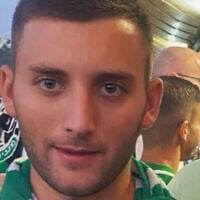 Matan Angrest was taken hostage on October 7, 2023 from his tank unit at the Nahal Oz army base. (Courtesy)