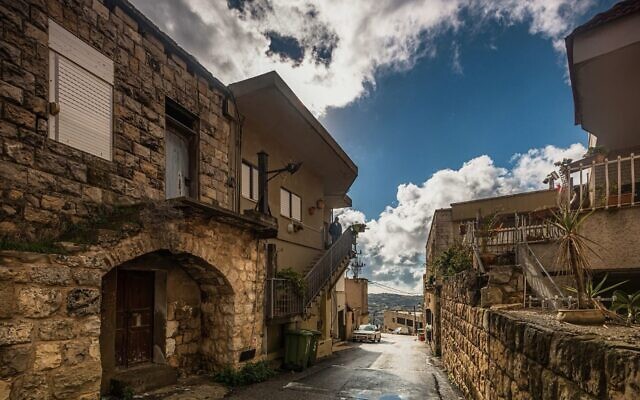 A street in Isfiya in February 2025. (Isam Telhami/Courtesy)