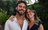 Alon Ohel and his mother Idit, pictured before October 7, 2023 (Courtesy)