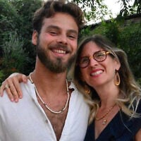 Alon Ohel and his mother Idit, pictured before October 7, 2023 (Courtesy)