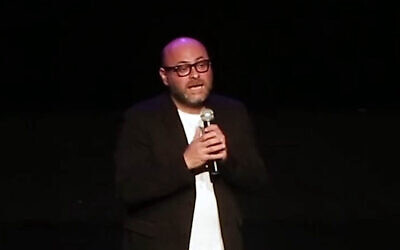 Arab Israeli comedian Nidal Badarny. (Screenshot from Nidal Badarny's Instagram account)