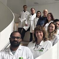 Prof. Dan Peer and research team at Tel Aviv University's Laboratory of Precision Nanomedicine. (Tel Aviv University)
