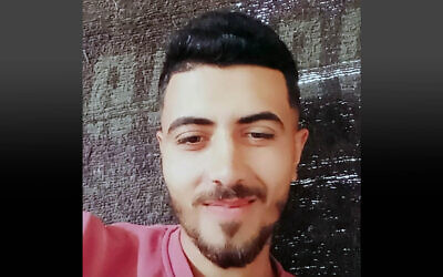 Oday Nasser Al Rabay, who was tortured and executed in late March after participating in protests against the Hamas terror group, according to his family. (Screen capture: Twitter. Used in accordance with Clause 27a of the Copyright Law)