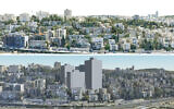 Before and after images of Jerusalem's Rasco neighborhood under a proposed construction project (Rasco protest organization)