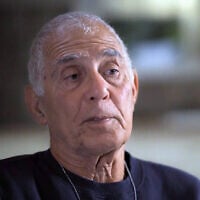 Released hostage Gadi Mozes speaks in a television interview broadcast March 20, 2025. (Screen capture: Channel 12)