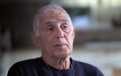 Released hostage Gadi Mozes speaks in a television interview broadcast March 20, 2025. (Screen capture: Channel 12)